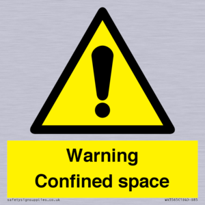 Warning Confined space